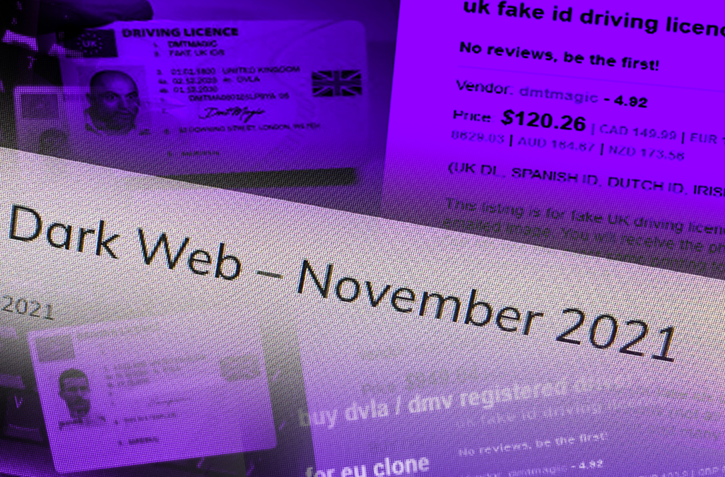 Fraud on the Dark Web – November 2021